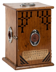  Milk Penetration Cabinet. Circa 1920s. A tumbler filled wit...