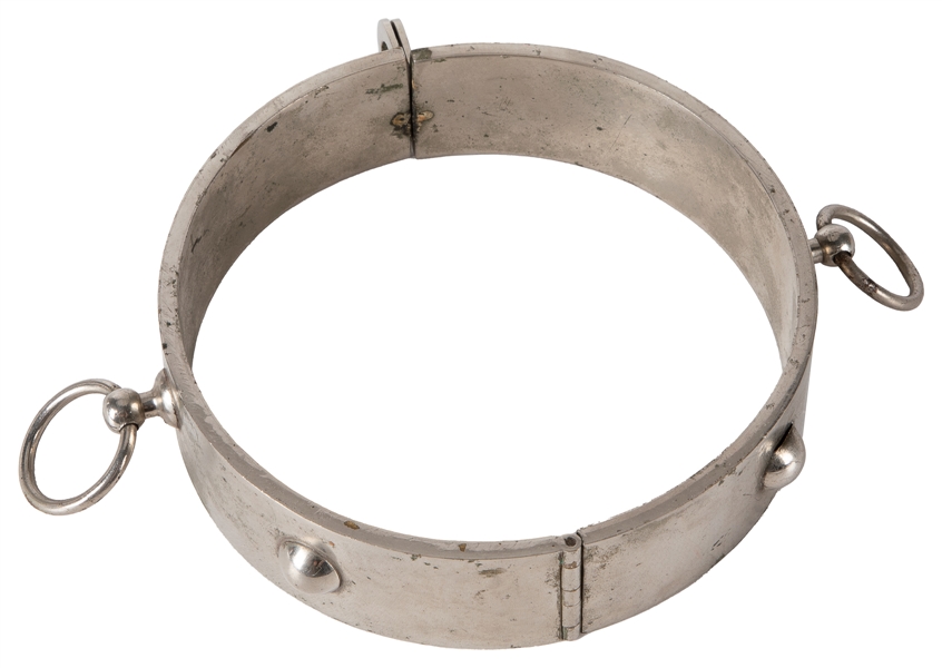  Spirit Collar. Paris: DeVere [?], ca. 1910. Neck shackle ma...