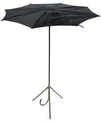  Umbrella to Table. Hamburg: Willmann, ca. 1909. Black silk ...
