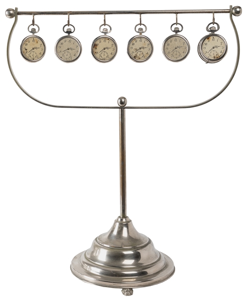  Watch Production Stand. Hamburg: Bartl, 1930s. Lyre-like st...