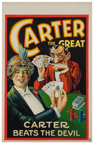 CARTER, Charles (1874 – 1926). Carter the Great. Carter Bea...