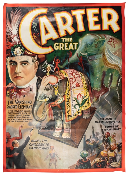  CARTER, Charles (1874 – 1936). Carter the Great. The Vanish...