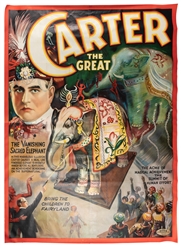  CARTER, Charles (1874 – 1936). Carter the Great. The Vanish...