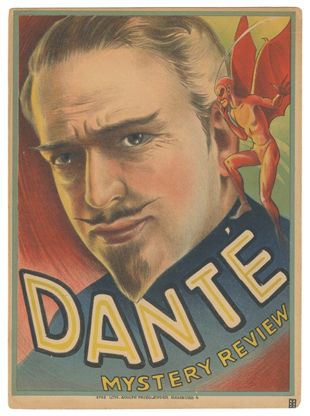  DANTE (Harry Jansen, 1883 – 1955). Dante Mystery Review. Ha...