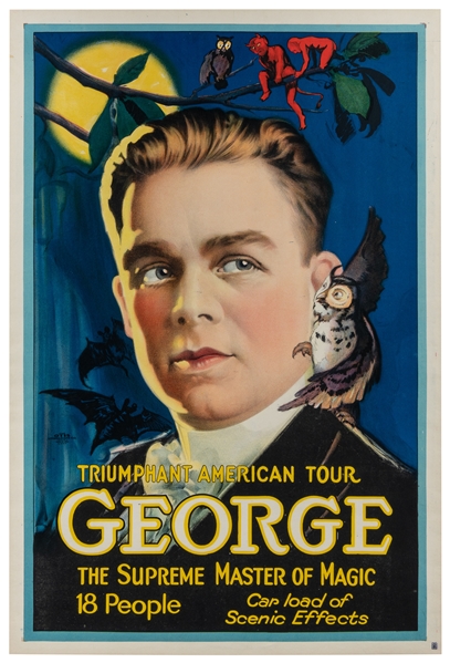  GEORGE, Grover (1877- 1958). Triumphant American Tour. Supr...