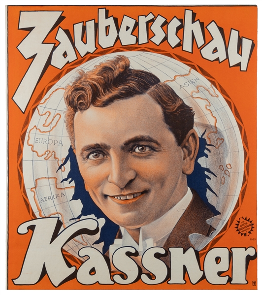  KASSNER, Alois (1887 – 1970). Two Kassner Portrait Posters....