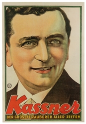  KASSNER, Alois (1887 – 1970). Two Kassner Portrait Posters....