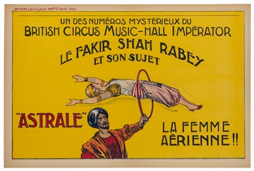  [LEVITATION]. Cirque Theatre Imperator. La Femme Volante. “...