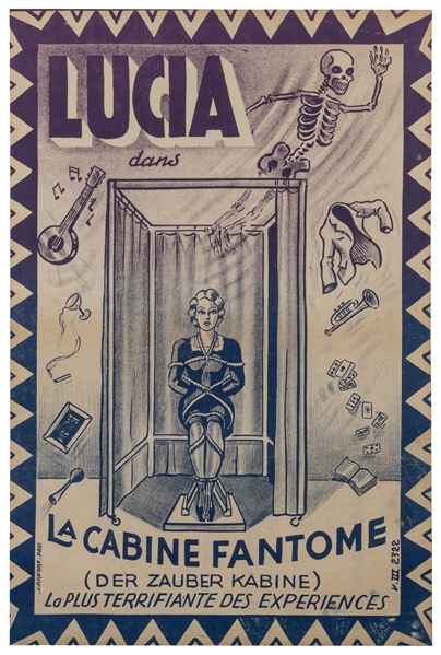  Lucia dans Le Cabine Fantome. Paris: Harcourt, ca. 1920. Po...