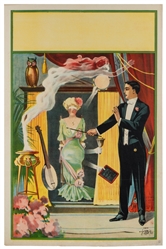  [STOCK POSTER]. Spirit Cabinet Stock Poster. Newport: Donal...