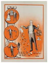  [STOCK POSTER]. Magicians' Stock Poster. Birmingham: Moody ...