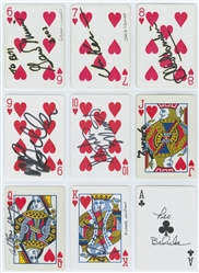  [AUTOGRAPHS]. Collection of magicians signed playing cards....