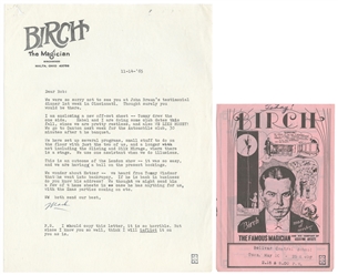  BIRCH, McDonald (1902 – 92). Archive of Birch the Magician ...