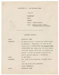  BLACKSTONE Sr., Harry (1886 – 1965). Large Collection of Bl...