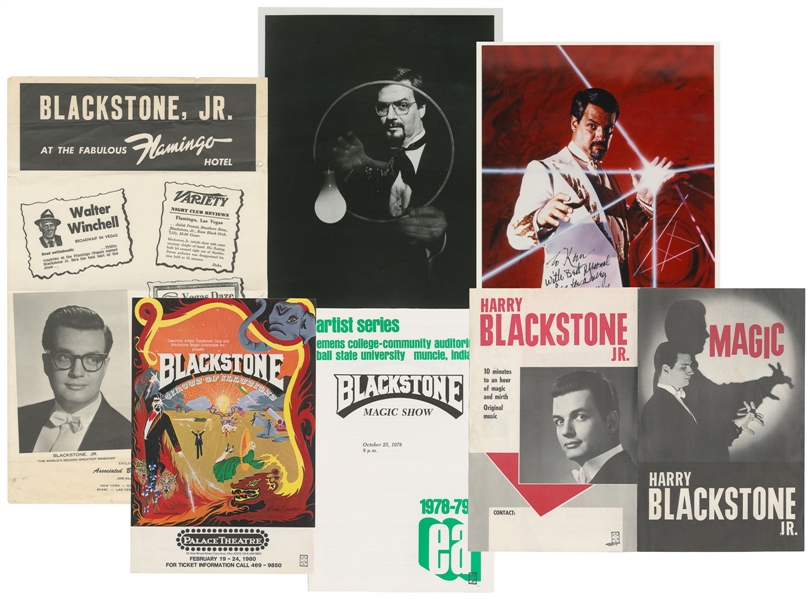  BLACKSTONE Jr., Harry (1934 – 1997). Large Collection of Bl...