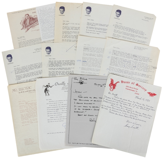  BOOTH, John (1912 – 2009). Archive of Magicians Correspond...