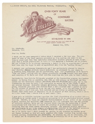  BOOTH, John (1912 – 2009). Archive of Magicians' Correspond...