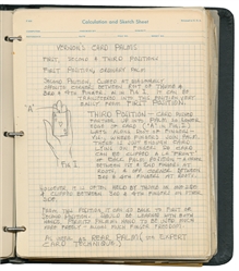  BRAUN, John (1896 – 1988). Two Notebooks of Magic Secrets, ...