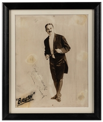  BRUSH, Edwin (1873 – 1967). Signed Portrait of Edwin Brush....
