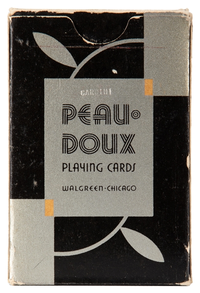  [CARDINI]. Cardinis Silver Peau Doux Playing Cards. Chicag...