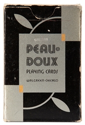  [CARDINI]. Cardinis Silver Peau Doux Playing Cards. Chicag...
