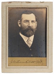  ELLIOTT, James W. (1874 – 1920). Portrait and Autograph of ...