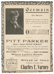  GERMAIN, Karl (Charles Mattmueller, 1878 – 1959). Important...
