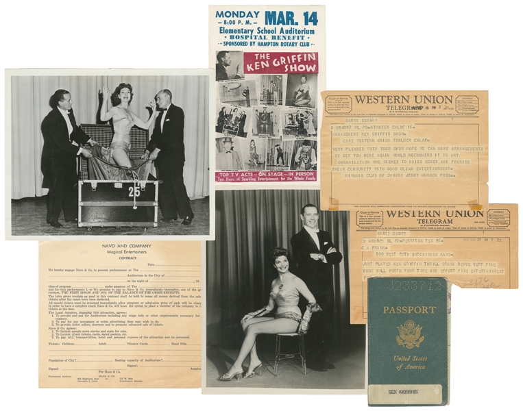  GRIFFIN, Ken (1914 – 88). Large Archive of Ken Griffin & Ro...