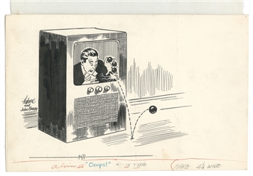  HAHNE, Nelson (1908 – 70). Archive of Pen-and-Ink Hahne Car...