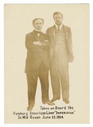 HOUDINI (Erik Weisz, 1874 – 1926). Portrait of Houdini and ...