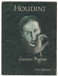  HOUDINI (Erik Weisz, 1874 – 1926). Signed Houdini Final Tou...