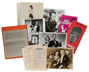  [LARSEN FAMILY]. Collection of Larsen Family Magic Memorabi...