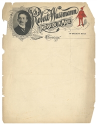  [LETTERHEAD]. Enormous archive of magicians' letterhead. Bu...