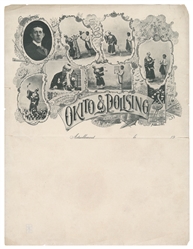  [LETTERHEAD]. Enormous archive of magicians' letterhead. Bu...