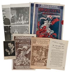  MASKELYNE & DEVANT. Group of Programs and Ephemera. London,...