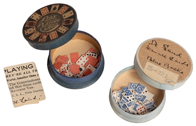  [MINIATURES]. Two Sets of Tiny Playing Cards. Philadelphia:...