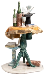  MORETTO, Toni (Italian, 1929 – 2011). Magicians Table with...