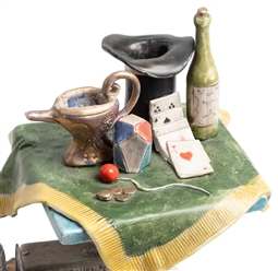  MORETTO, Toni (Italian, 1929 – 2011). Magician's Table with...