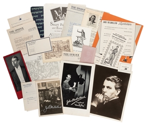  MULHOLLAND, John (1898 – 1970). Collection of John Mulholla...
