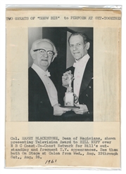  NEFF, Bill (1905 – 67). Bill Neff's Bernadette Award. Circa...