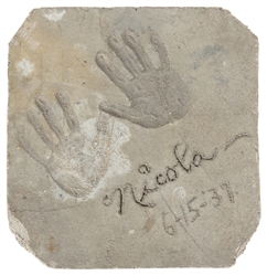  NICOLA (William Nicol, 1880 – 1946). Handprints and Signatu...