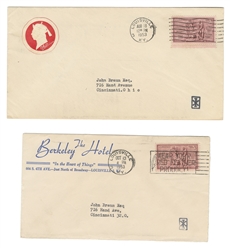  OKITO (Theo. Bamberg, 1875 – 1963). Two Okito TLSs to John ...