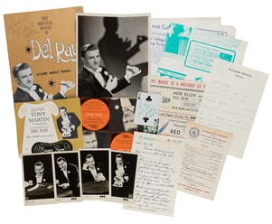 RAY, Del (Delbert Petrosky, 1927 – 2003). Archive of Del Ray Photos and Ephemera. 1940s – 90s. 