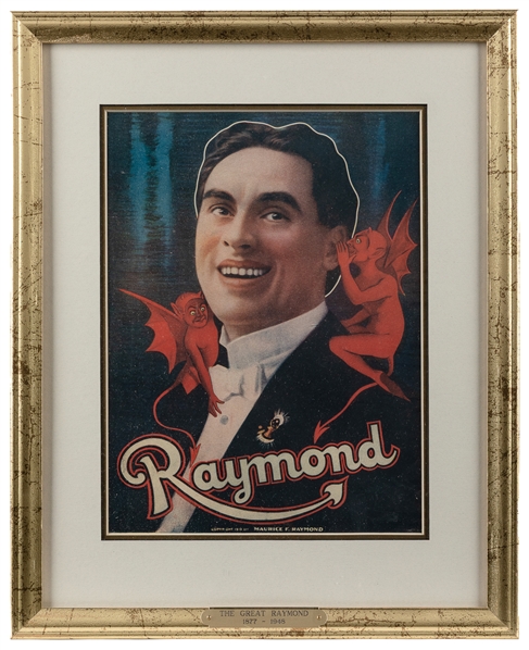  RAYMOND, Maurice (1877 – 1944). Portrait of The Great Raymo...