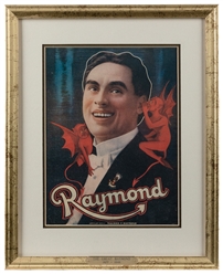  RAYMOND, Maurice (1877 – 1944). Portrait of The Great Raymo...