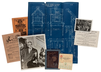  THAYER, Floyd (1877 – 1959). Collection of Floyd Thayer Eph...