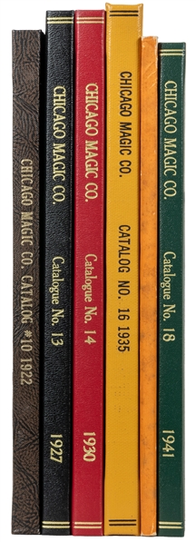  Chicago Magic Company. Group of 6 catalogs. Chicago, 1922-4...