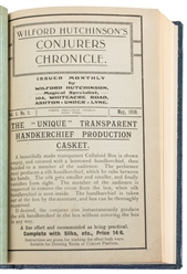  Conjurers Chronicle. Wilford Hutchinson. Monthly. V1 N1 (M...