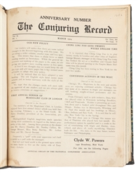  Conjuring Record. Van K. Allison. Monthly. V1 N1 (Mar. 14, ...