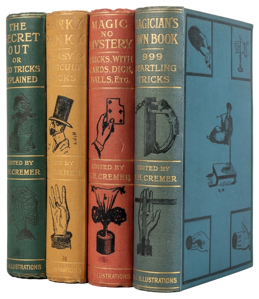  CREMER, W.H. Four Classic Conjuring Books. Including Hanky ...
